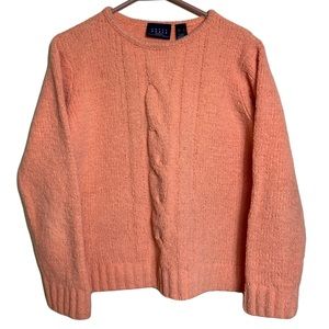 Liz Claiborne Orange Long Sleeve Sweater Size Small